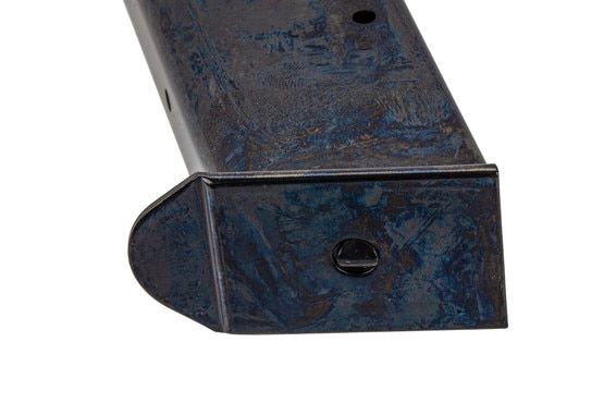 CZ USA full cap 16-round 9mm magazine for CZ75/85 handguns with flush fit base plate.